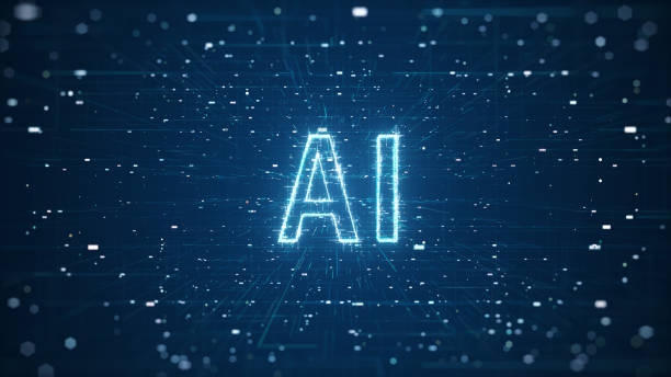 Technology Artificial intelligence (AI) brain animation digital data concept. Big Data Flow Analysis. Deep Learning Modern Technologies . Futuristic Cyber Technology Innovation. Fast digital network.